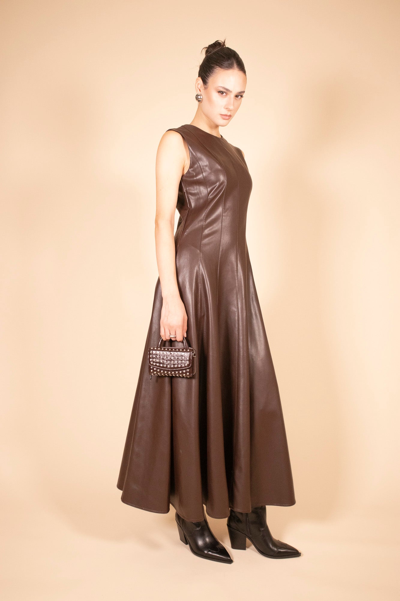 ABITO LUNGO LEATHER
