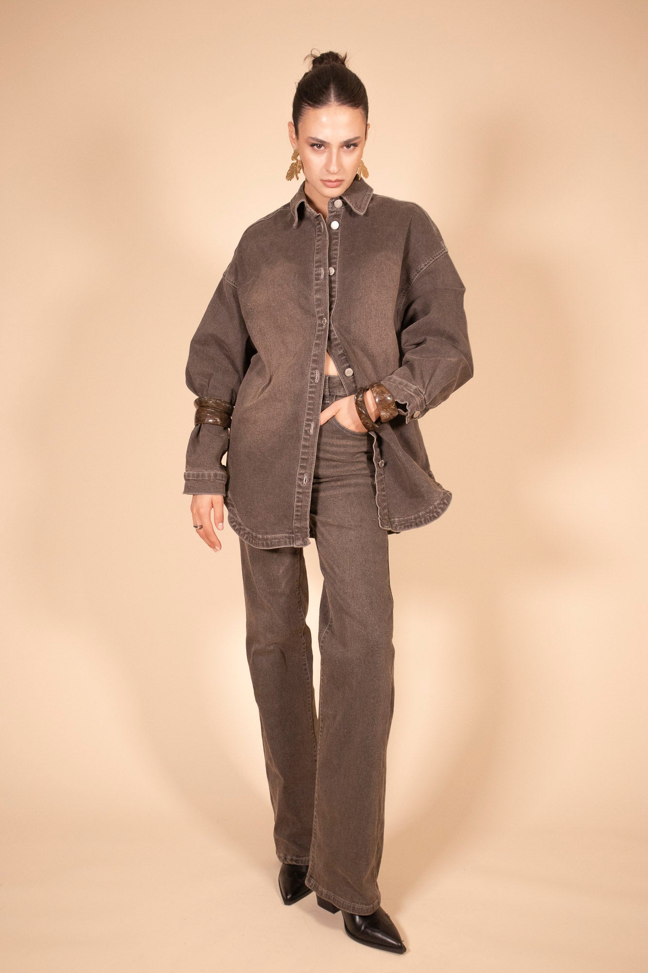 GIACCA DENIM CHOCO