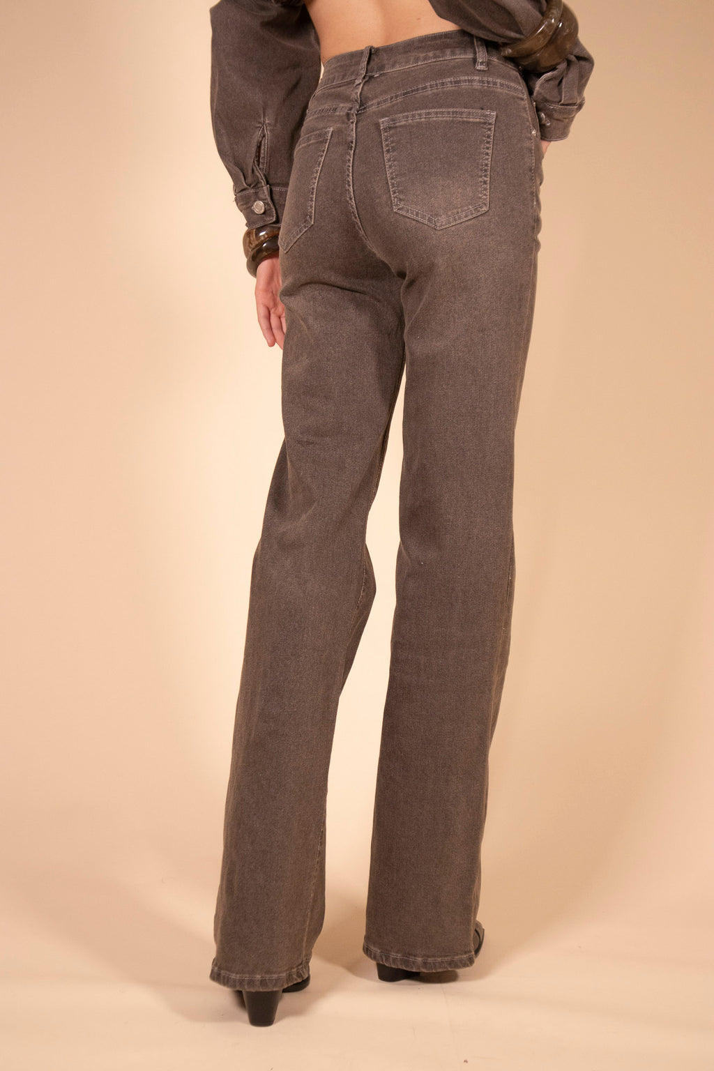 DENIM WIDE CHOCO