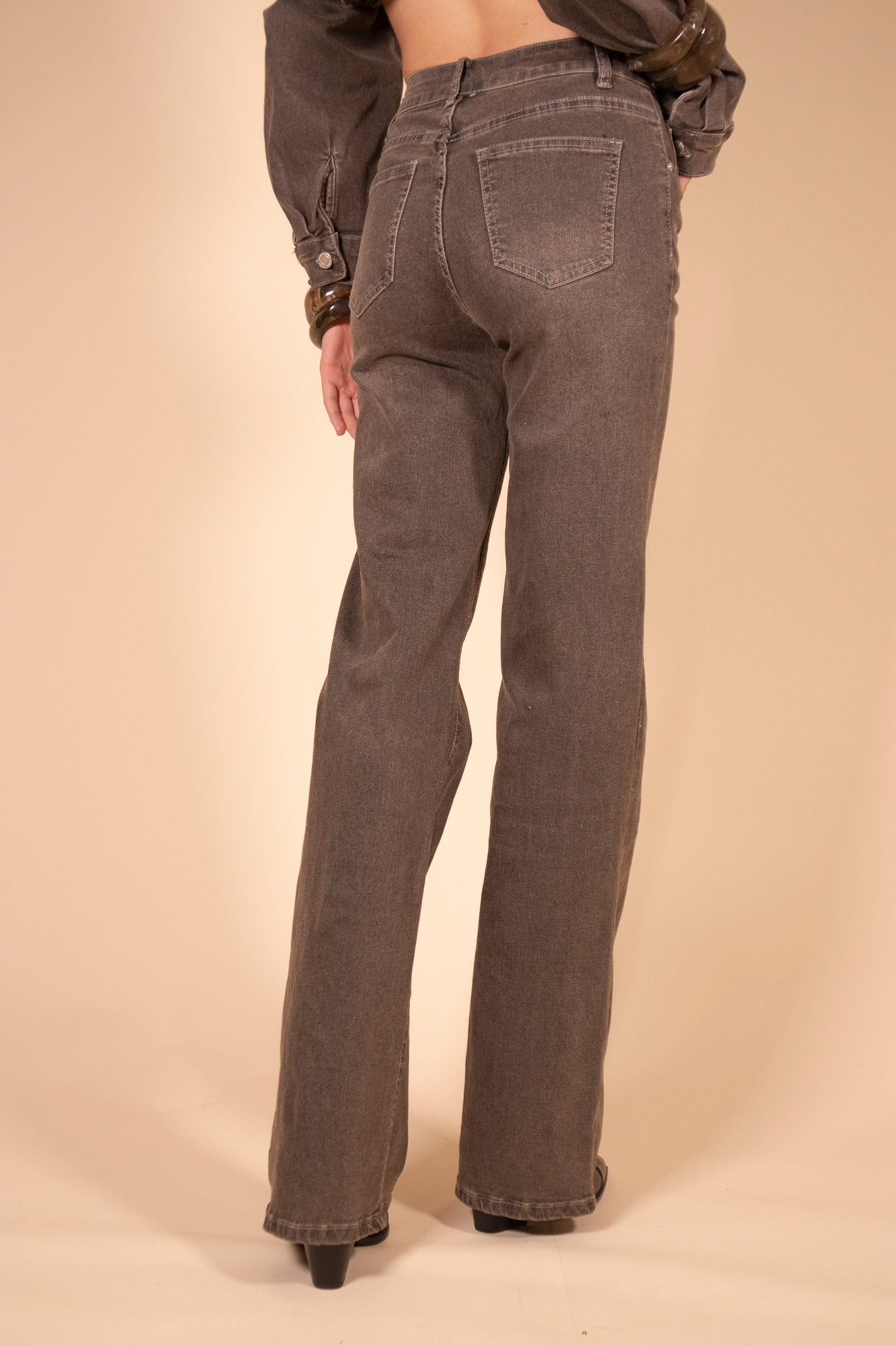 DENIM WIDE CHOCO