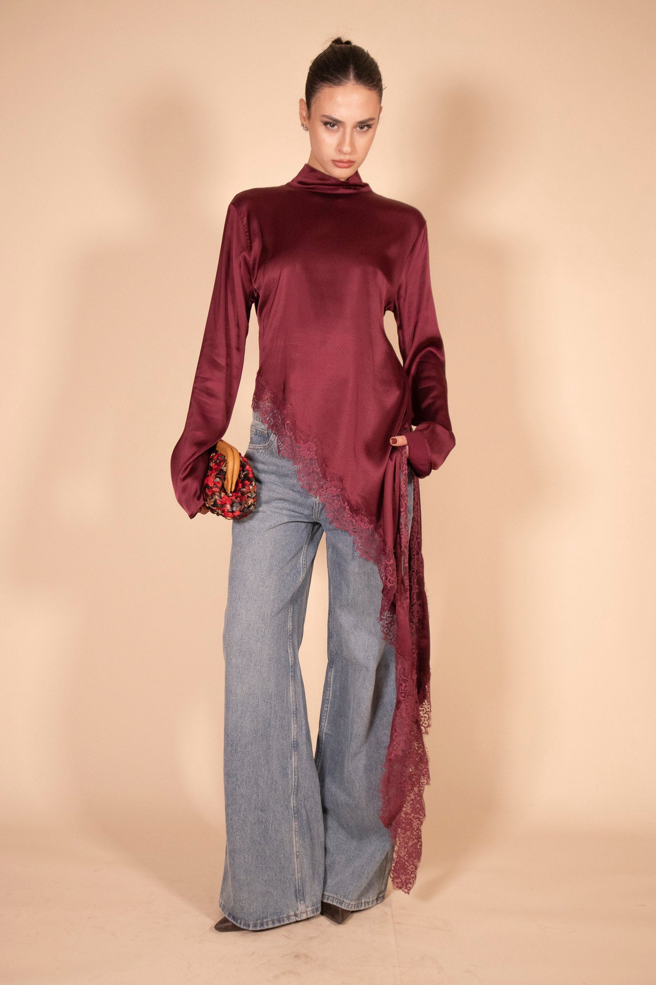 T-SHIRT SATIN LINGERIE