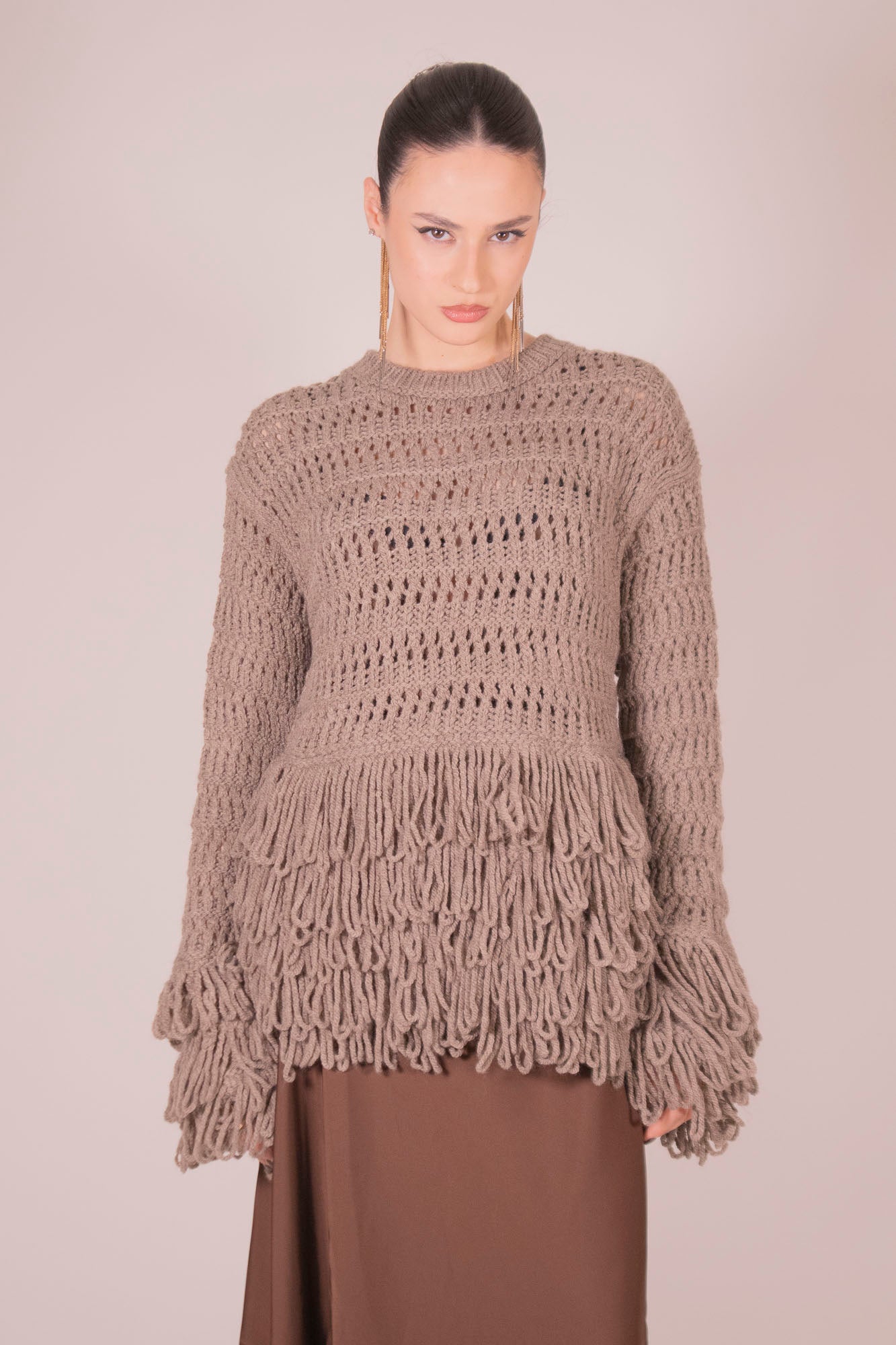MAGLIONE FRINGES