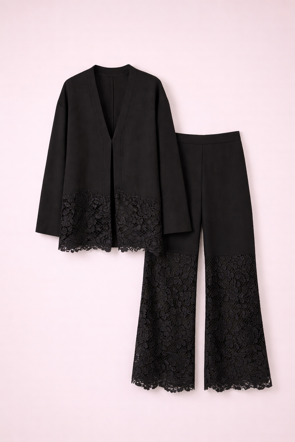 SET COORDINATO MESH LACE