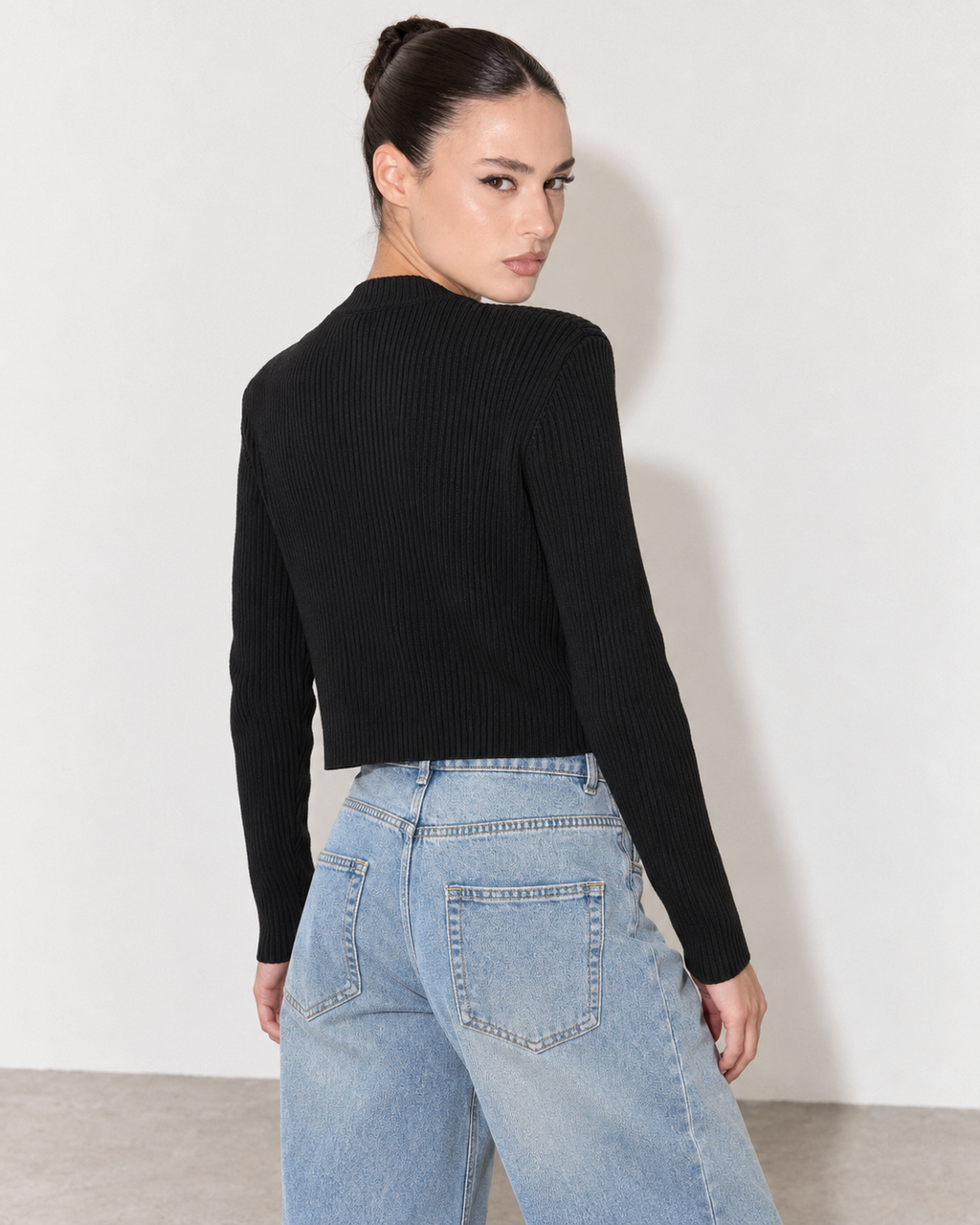 MAGLIONE SCOLLO A V SPALLINA